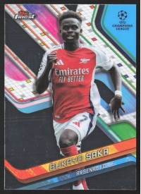 Bukayo Saka, Kartička, Topps Finest UEFA Club Competitions 2024-2025, BASE