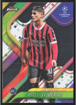 Mattia Liberali, Kartička, Topps Finest UEFA Club Competitions 2024-2025, BASE
