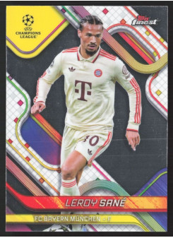 Leroy Sané, Kartička, Topps Finest UEFA Club Competitions 2024-2025, BASE