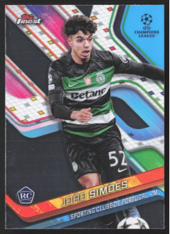 João Simões, Kartička, Topps Finest UEFA Club Competitions 2024-2025, BASE