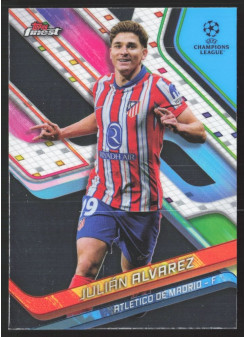 Julián Alvarez, Kartička, Topps Finest UEFA Club Competitions 2024-2025, BASE
