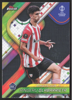 Aingeru Olabarrieta, Kartička, Topps Finest UEFA Club Competitions 2024-2025, BASE