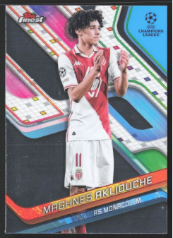 Maghnes Akliouche, Kartička, Topps Finest UEFA Club Competitions 2024-2025, BASE