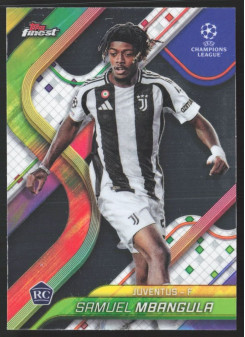 Samuel Mbangula, Kartička, Topps Finest UEFA Club Competitions 2024-2025, BASE