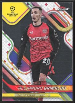 Alejandro Grimaldo, Kartička, Topps Finest UEFA Club Competitions 2024-2025, BASE