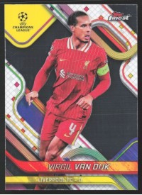 Virgil van Dijk, Kartička, Topps Finest UEFA Club Competitions 2024-2025, BASE