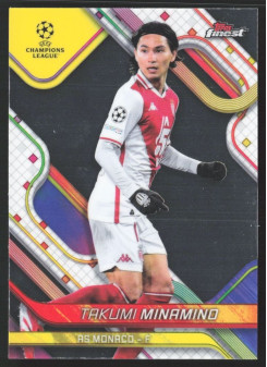 Takumi Minamino, Kartička, Topps Finest UEFA Club Competitions 2024-2025, BASE