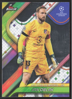 Jan Oblak, Kartička, Topps Finest UEFA Club Competitions 2024-2025, BASE