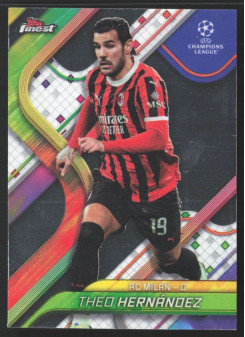 Theo Hernández, Kartička, Topps Finest UEFA Club Competitions 2024-2025, BASE