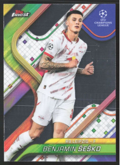 Benjamin Šeško, Kartička, Topps Finest UEFA Club Competitions 2024-2025, BASE