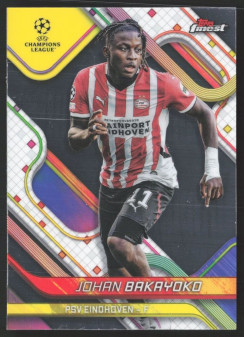 Johan Bakayoko, Kartička, Topps Finest UEFA Club Competitions 2024-2025, BASE