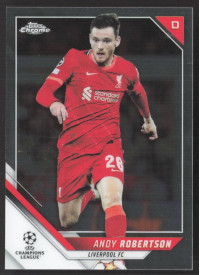Andy Robertson, Kartička, 2021-22 Topps Chrome UEFA Champions League, BASE