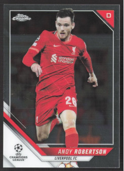 Andy Robertson, Kartička, 2021-22 Topps Chrome UEFA Champions League, BASE