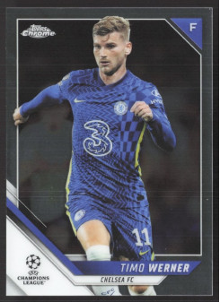 Timo Werner, Kartička, 2021-22 Topps Chrome UEFA Champions League, BASE