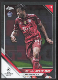 Bright Arrey-Mbi, Kartička, 2021-22 Topps Chrome UEFA Champions League, BASE