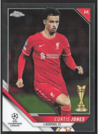 Curtis Jones, Kartička, 2021-22 Topps Chrome UEFA Champions League, BASE
