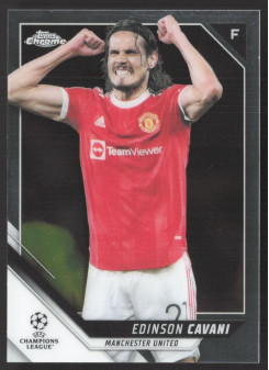 Edinson Cavani, Kartička, 2021-22 Topps Chrome UEFA Champions League, BASE