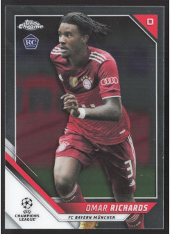 Omar Richards, Kartička, 2021-22 Topps Chrome UEFA Champions League, BASE