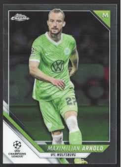 Maximilian Arnold, Kartička, 2021-22 Topps Chrome UEFA Champions League, BASE