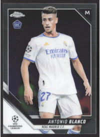 Antonio Blanco, Kartička, 2021-22 Topps Chrome UEFA Champions League, BASE