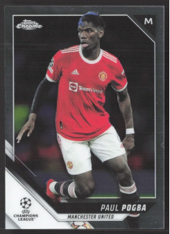 Paul Pogba, Kartička, 2021-22 Topps Chrome UEFA Champions League, BASE