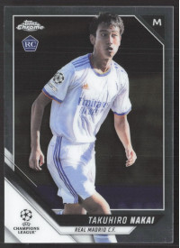 Takuhiro Nakai, Kartička, 2021-22 Topps Chrome UEFA Champions League, BASE