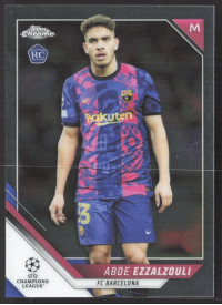 Abde Ezzalzouli, Kartička, 2021-22 Topps Chrome UEFA Champions League, BASE