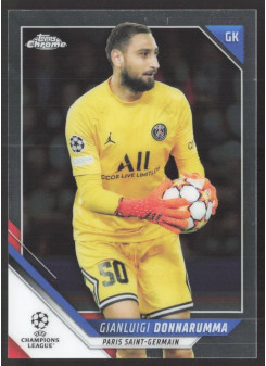 Gianluigi Donnarumma, Kartička, 2021-22 Topps Chrome UEFA Champions League, BASE