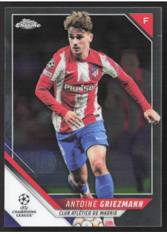 Antoine Griezmann, Card, 2021-22 Topps Chrome UEFA Champions League, BASE