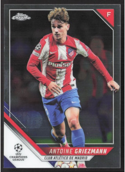 Antoine Griezmann, Kartička, 2021-22 Topps Chrome UEFA Champions League, BASE