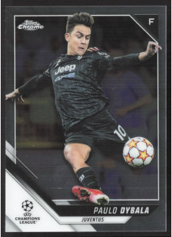 Paulo Dybala, Kartička, 2021-22 Topps Chrome UEFA Champions League, BASE