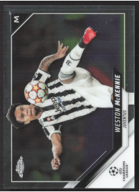 Weston McKennie, Kartička, 2021-22 Topps Chrome UEFA Champions League, BASE