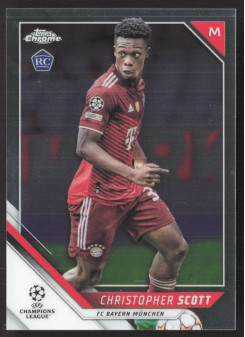 Christopher Scott, Kartička, 2021-22 Topps Chrome UEFA Champions League, BASE
