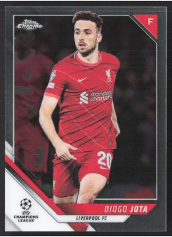 Diogo Jota, Kartička, 2021-22 Topps Chrome UEFA Champions League, BASE