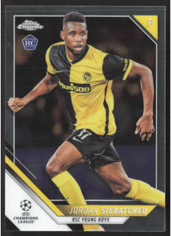 Jordan Siebatcheu, Kartička, 2021-22 Topps Chrome UEFA Champions League, BASE