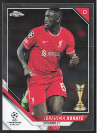 Ibrahima Konate, Kartička, 2021-22 Topps Chrome UEFA Champions League, BASE