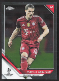 Marcel Sabitzer, Kartička, 2021-22 Topps Chrome UEFA Champions League, BASE