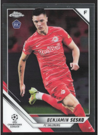 Benjamin Sesko, Kartička, 2021-22 Topps Chrome UEFA Champions League, BASE