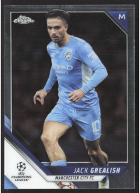Jack Grealish, Kartička, 2021-22 Topps Chrome UEFA Champions League, BASE
