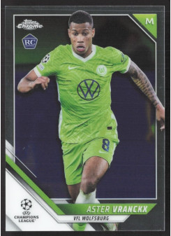 Aster Vranckx, Kartička, 2021-22 Topps Chrome UEFA Champions League, BASE