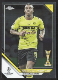 Youssoufa Moukoko, Kartička, 2021-22 Topps Chrome UEFA Champions League, BASE