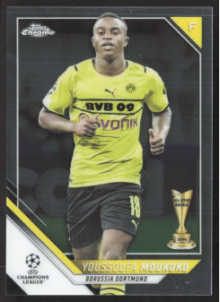 Youssoufa Moukoko, Kartička, 2021-22 Topps Chrome UEFA Champions League, BASE
