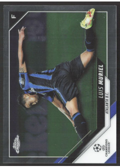 Luis Muriel, Kartička, 2021-22 Topps Chrome UEFA Champions League, BASE