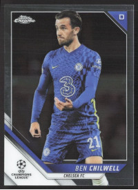 Ben Chilwell, Kartička, 2021-22 Topps Chrome UEFA Champions League, BASE