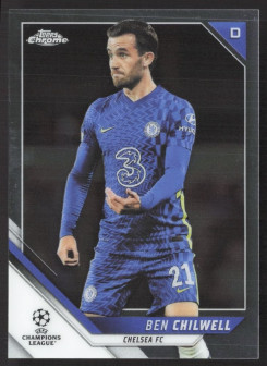 Ben Chilwell, Kartička, 2021-22 Topps Chrome UEFA Champions League, BASE