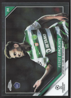 Pedro Goncalves, Kartička, 2021-22 Topps Chrome UEFA Champions League, BASE