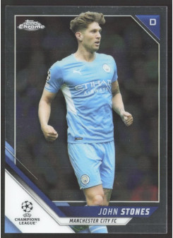 John Stones, Kartička, 2021-22 Topps Chrome UEFA Champions League, BASE