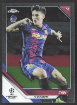 Gavi, Kartička, 2021-22 Topps Chrome UEFA Champions League, BASE