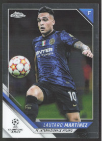 Lautaro Martinez, Kartička, 2021-22 Topps Chrome UEFA Champions League, BASE