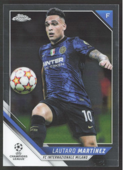 Lautaro Martinez, Kartička, 2021-22 Topps Chrome UEFA Champions League, BASE